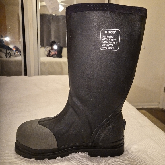 VGUC Bogs Rancher Forge Steel Toe Work Boot Mens 9 Waterproof main image 13